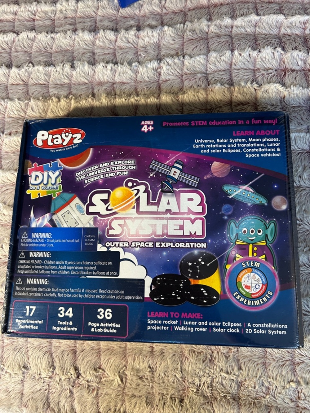 Solar System outer space exploration DIY Stem Experiment new